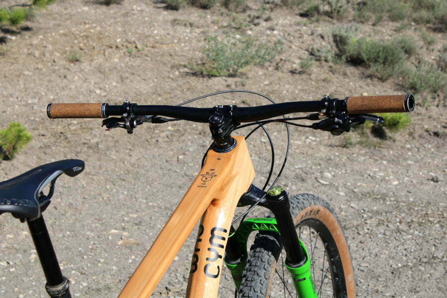 min-guidoncymvttenbois cadre en bois CYM VTT